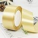 Ainmto 22m X 38mm Golden Satinband,2 Rollen Golden Schleifenband,Dekoration Bänder,Geschenkband Breit,Stoffband für Hochzeit 8mm x günstig Kaufen-Ainmto 22m X 38mm Golden Satinband,2 Rollen Golden Schleifenband,Dekoration Bänder,Geschenkband Breit,Stoffband für Hochzeit