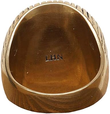 LHN Jewelry 米国製 ハンドメイド Byron リング 真鍮 x オニキス Byron Ring – LHN Jewelry
