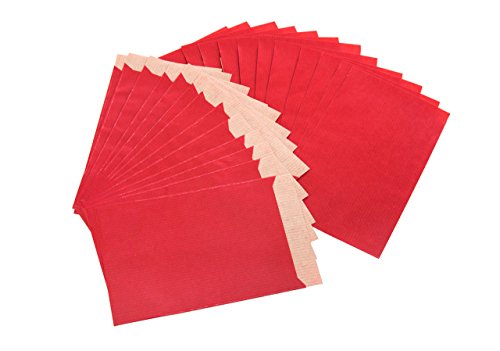 Télécharger Lot de 25 Rouge Calendrier de l'Avent Sachets, Noël Cadeaux - Sacs En Papier 9,5 x 14 cm - q livre En ligne