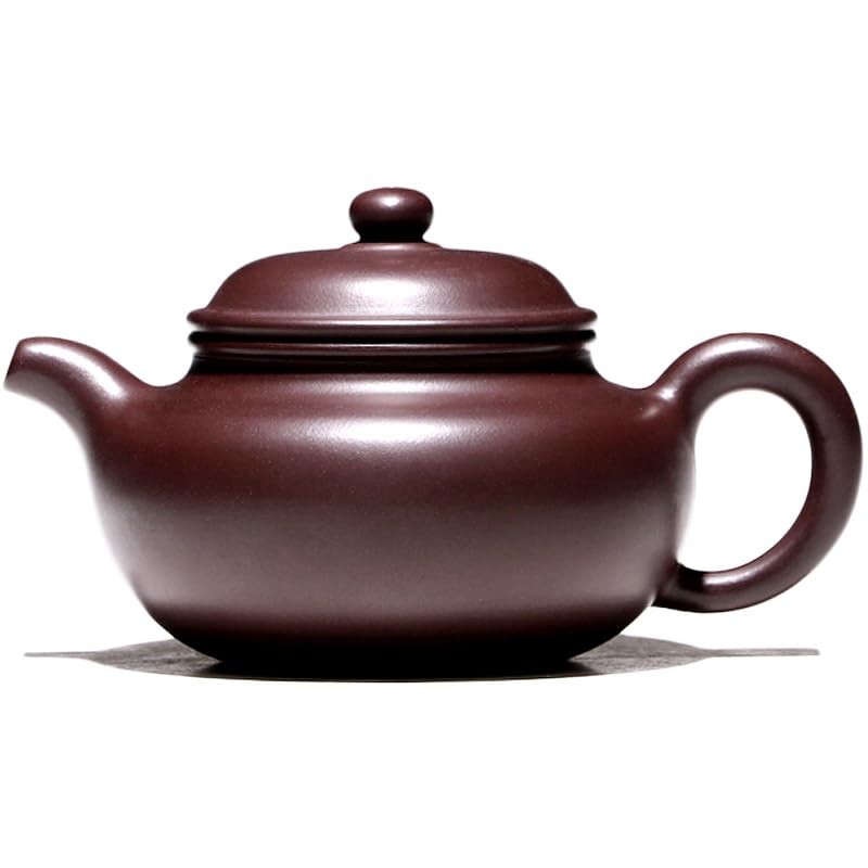 Théière en argile violette chinoise artisanale de 250 ml style rétro antique