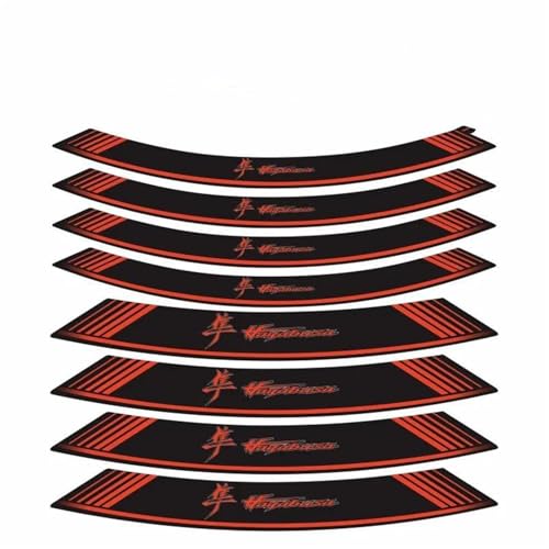 Autocollants roue moto réfléchissante pour Suzuki Hayabusa GSXR 1300 21-24