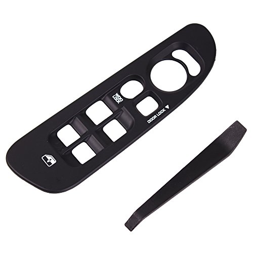 Plug&Play Window Switch Bezel Compatible with Dodge Ram 1500 2500 3500 Switch Panel Accessories with Tool, Black 5HZ71XDVAE, 5HZ71XDVAD, 5HZ71XDHAE, 5HZ71XDHAD & 5HZ71WL5AE