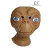 Fun Costumes Adult ET The Extra-Terrestrial Costume Mask - Officially Licensed ET Merch for Halloween Themed Events - Brown, Standard