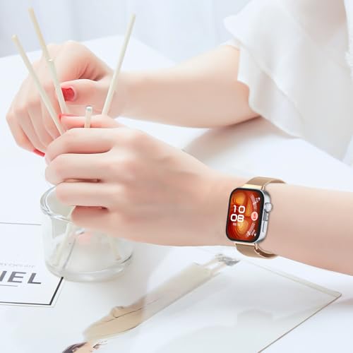 YealRed Metalowy pasek do Huawei Watch Fit 5 Pro / 4 Pro / 5/4/3, oddychający pasek z siatki z klamrą magnetyczną, dla mężczyzn i kobiet, pasek do zegarka, kompatybilny z Huawei Watch Fit 5 Pro / 4