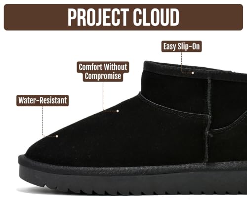 Image of Project Cloud 100% Genuine Leather Comfortable Womens Ankle Boots
