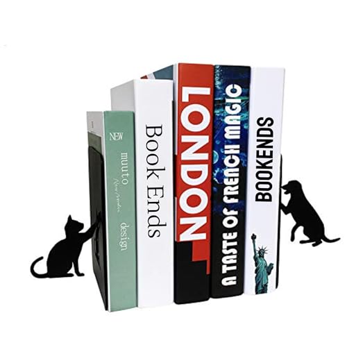 Serre-livres en métal PandS pour livres lourds et étagères de salon