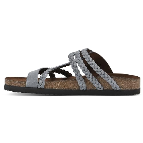 Image of White Mountain Women's Hayleigh Braided Footbed Sandal