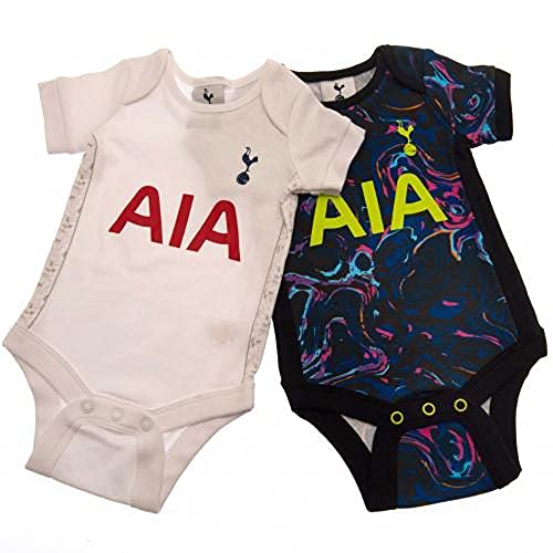 Image of Brecrest EPL Tottenham Set of 2 Cute Baby Body Suits - Authentic EPL (3-6 Months)