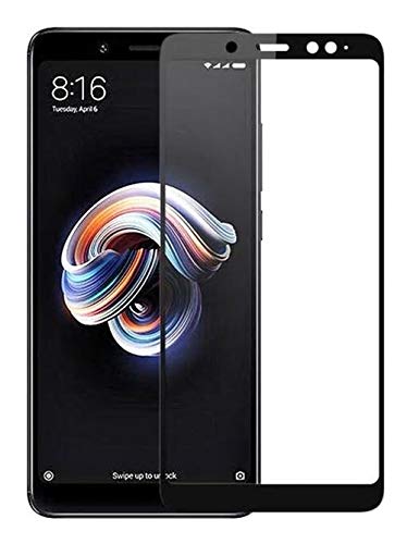 3D Tempered Glass for Xiaomi Redmi Note 5 AI Edition Or Xiaomi Redmi Note 5 Pro Full Screen Protector - Black Frame