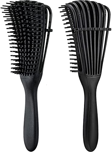 Image of Paddle Hair Brush for Women & Men - Detangler & Styling Comb for Curly, Wavy & Straight Hair - Comfortable Grip Hair Brush