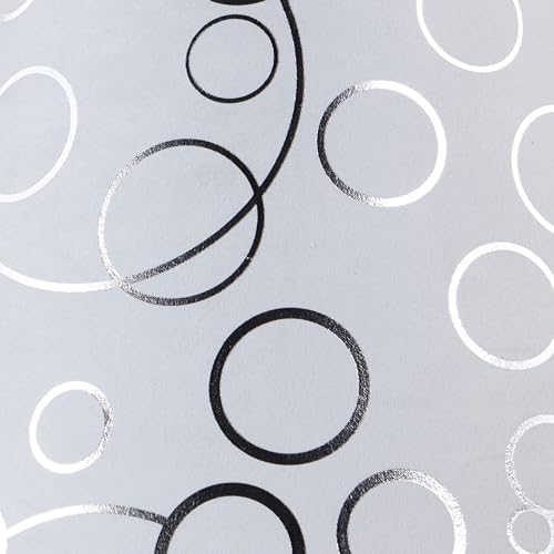 Image of Aspen Creative 32638 Transitional Empire Shape Spider Construction Lamp Shade in White with Circle Pattern, 6 inch Top x 12 inch Bottom x 9 inch Slant Height