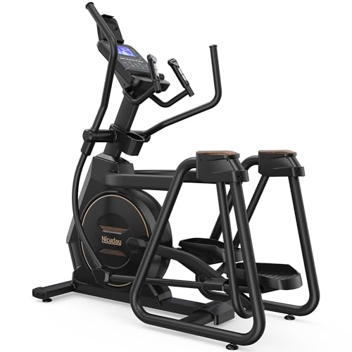 Niceday Elliptical Exercise Machines, Elliptical Machines for Home Use, Elliptical Training Machines 20IN Stride, Magnetic Elliptical Machine with 32-Level Resistance and Smart Touchscreen