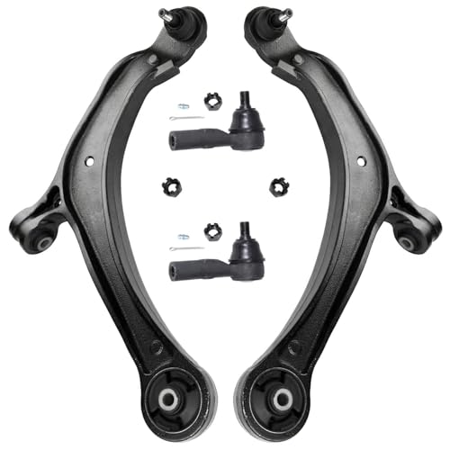 Image of Detroit Axle - Front Lower Control Arms w /Ball Joints + Outer Tie Rods Replacement for 2011-2017 Honda Odyssey - 4pc Set