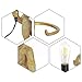 SHONFYVS Monkey Table Light Resin Gold Monkey Table Lamp Bedside Table Lamp Vintage Table Lamp Creative Table Light for Bedrooms, Living Rooms, Offices, Coffee Tables, College Dorms, Cafes, Bookcases