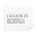Quote I Major in Science Cleaning Cloth Screen Cleaner 2pcs Suede Fabric