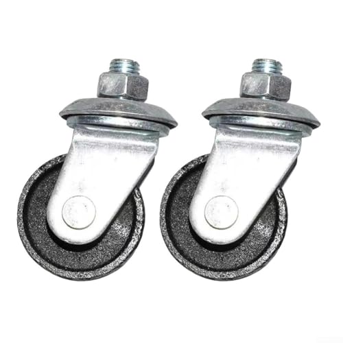 Lot de 2 roulettes horizontales pour élévateur de voiture et remplacement de remorque, en acier, 12 mm (3 tonnes) et 16 mm (4 tonnes) (12 mm)