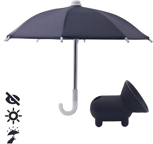 AXLORP Paraguas de teléfono para el sol - Paraguas para teléfono celular, soporte de ventosa, soporte para teléfono móvil con bloqueo antirreflejo disponible en Yaxa Colombia