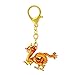 FengShui The Magic Golden Earth Dragon Keychain W4916