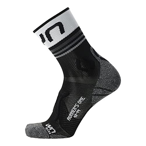 UYN Runner’s One Short Laufsocken mit Zerocuff-Technologie – Leicht, Stoßdämpfend, Für Höchste Leistung