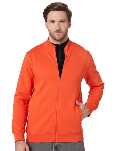Image of Amazon Brand - Symbol Women's Men's Cotton Blend High Neck Fleece Sweatshirt (Available in Plus Sizes)