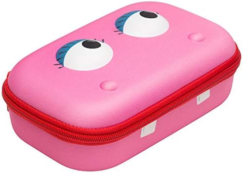 ZIPIT Beast Pencil Box for Girls | Pencil Case for School | Organizer Pencil Bag | Large Capacity Pencil Pouch (Pink)