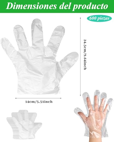 Guantes plásticos 14 Imagen adicional