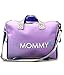 Borsa passeggino Mommy Bag | Borsa fasciatoio Lilla | 100% Artigianale Made in Italy
