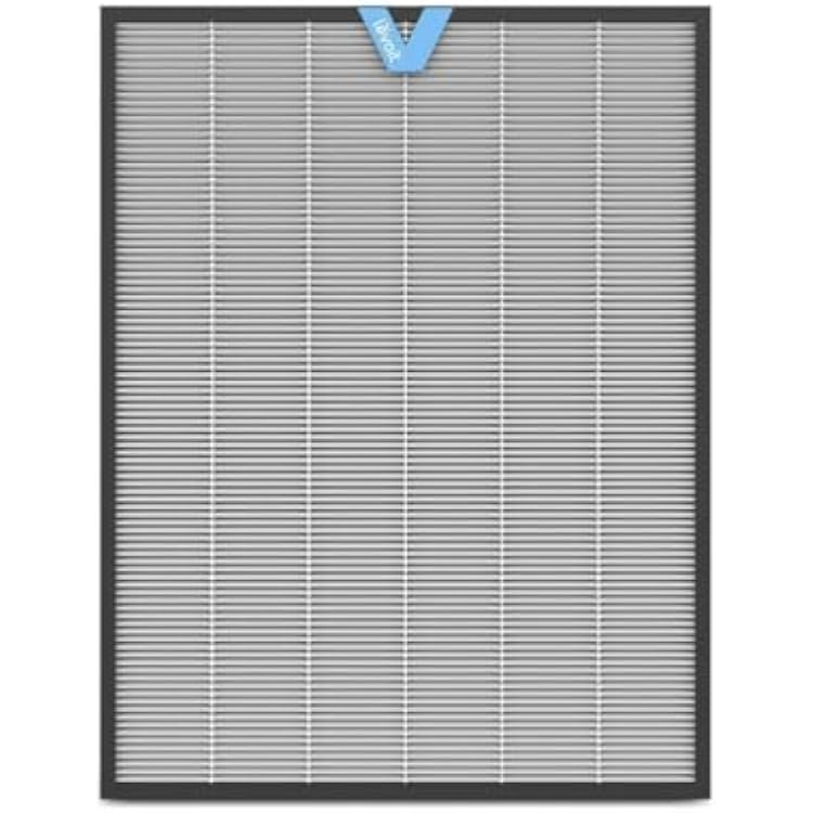 Levoit EverestAir-P Air Purifier Genuine Replacement Filter, AHAM VERIFIDE, Lasts For 1215 Months, Supports HEPA Sleep Mode, Efficient 2-in-1 Filter, EverestAir-RF, 1 Pack, Black