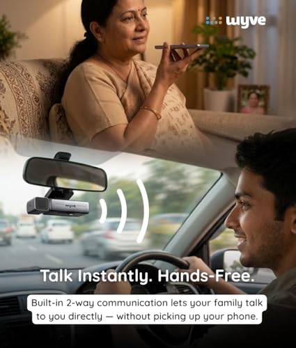 Image of Wyve S780 4G SIM Dual Dashcam 4K Front+Rear, GPS, Live Remote View, 2-Way Talk, STARVIS IMX415 8MP, Parking,Overspeed & Anti-Theft Alerts, Geofence, 512GB, BIS & DOT Approved