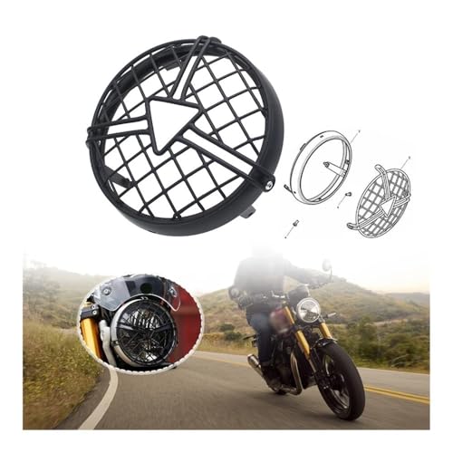 Accessoires moto Speed Twin 900 : grille de protection phare avant - 2
