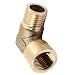 Produktbild Rohrfitting Koppler - TOOGOO(R)90 Grad Kruemmer 1/4" PT-Stecker auf 1/4" NPT-Rohrfitting Koppler