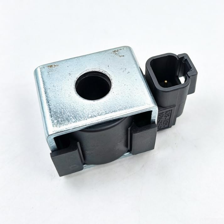 Solenoide piloto de aluminio, 24 V, resistente para maquinaria de