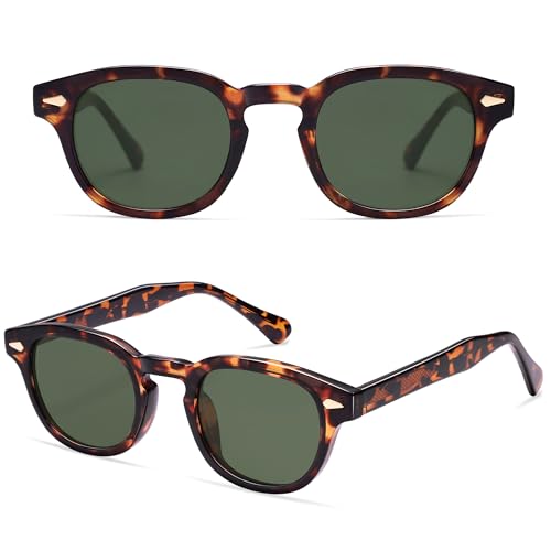 SOJOS Retro Small Round Sunglasses for Men Women Trendy Circle Style UV400 Lenses Unisex Sun Glasses SJ22513