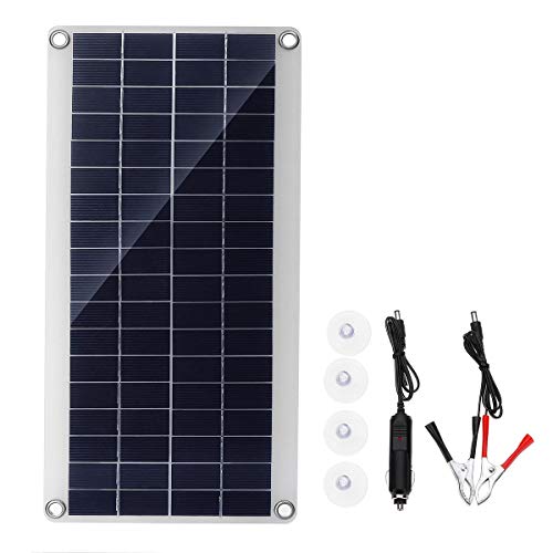 BALALA BIAN Generator Accessories Portable 15W Solar Panel Kit DC USB Charging Double USB Port Suction Cups Camping Traveling Electrical Equipment