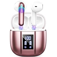 Donerton Cuffie Bluetooth, Auricolari Bluetooth 5.4 Stereo HiFi con HD Mic