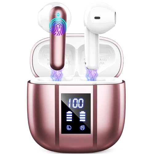 Auriculares Inalambricos Bluetooth, Auriculares Bluetooth 5.4 con...