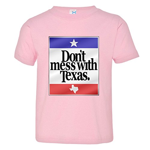 Toddler Dont Mess with Texas Flag Texture Slogan HQ Tee Shirt