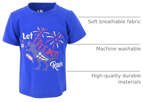 Image of Boys Short Sleeve Funny Graphic Tees for Toddler to Big Kid