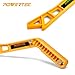 POWERTEC Deluxe Magnetic Push Stick Fits Table Saws, Router Tables, Band Saws & Jointers, Dual Ergonomic Handles w/Max Grip, Wood Pusher Reduces Kickback & Increases Safety. 1PK (71337)