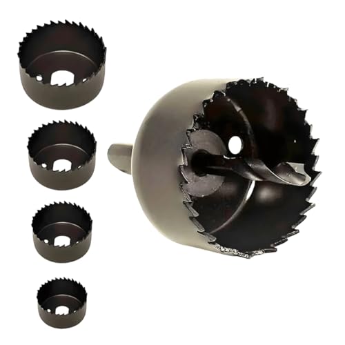 Kit Serra Copo 6 Peças para Madeira, Drywall, PVC e Plásticos, Corte Preciso