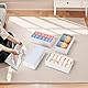 DIMJ Schubladen Organizer Schrank Organizer - 8er Set Unterwäsche Organizer, 30 x 15 x 9 cm Ordnungssystem für Pax Organizer, Kinderkleidung, Socken, Wickelutensilien, Weiß