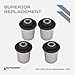 AUTOACER Complete Rear Suspension Kit 16 Pcs - Rear Upper Lower Control Arm Bushings,Trailing Arm Bushes & Ball Joints for Pathfinder R51 2005-2014 Fits 2.5 DCI / 3.0 DCI - V6 Diesel Only RWD/AWD