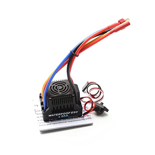 Motor sin escobillas S3660 impermeable y kit ESC 80A para reparar y potenciar coches RC 4