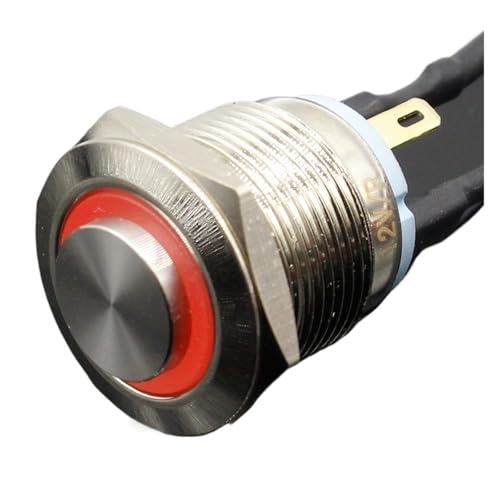 Sonnette métallique momentanée étanche 19mm pour la rénovation des circuits auto