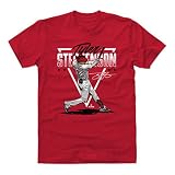 500 LEVEL Tyler Stephenson Triangle Name Men's Cotton T-Shirt (Red, XL)