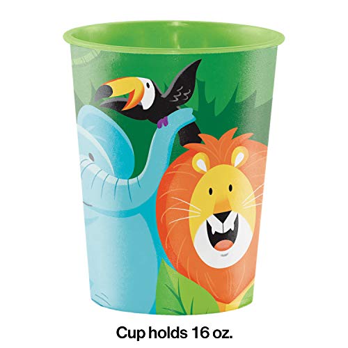 Creative Converting Jungle Safari 16 Oz Plastic Cups, 8 Ct #TOP1