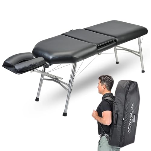 ChiroLux Pro Table 2.0 Chiropractic Drop Table | Upgraded Professional Stability and Durability Enhanced Drop Design for Improved Patient Comfort Simple Setup for Sports and Physical Therapy