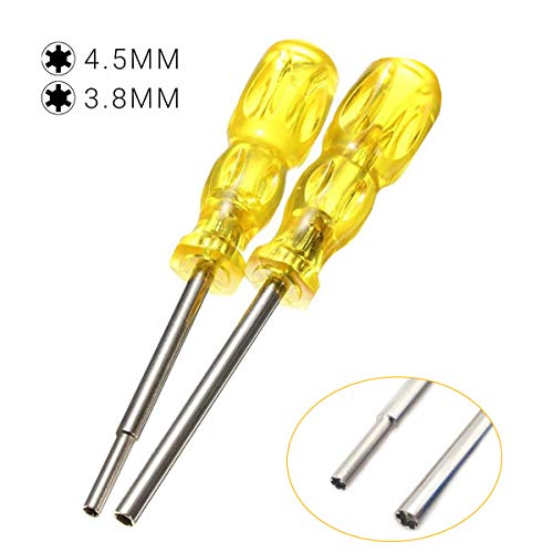 Gamebit Screwdriver Set 3.8mm and 4.5mm - Triwing Security Switch Screwdriver Tool For