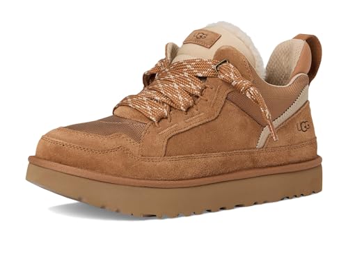 UGG Men's Lowmel Sneaker, Chestnut, 10