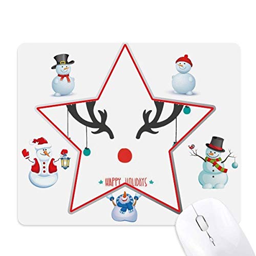 Tapis de souris bonhomme de neige étoile : le cadeau parfait pour Noël